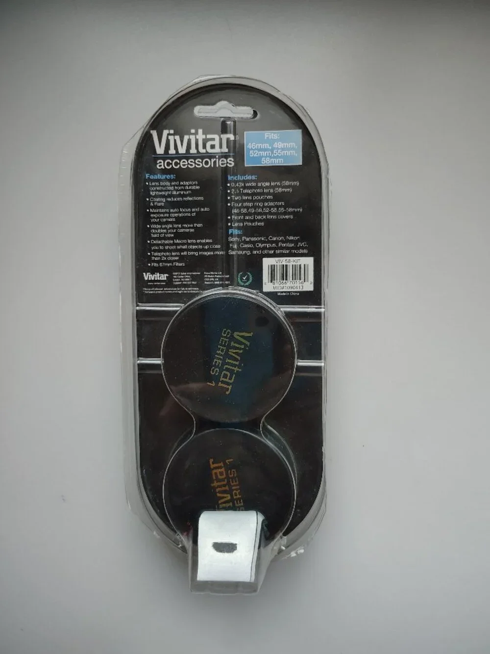 Vivitar Digital Multi-Coated .43x Wide Angle Lens With Macro & 2.5x Telephoto